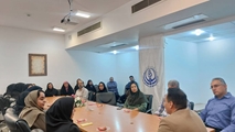 برگزاری نشست صمیمانه ریاست و معاون پشتیبانی دانشکده مدیریت و اطلاع رسانی پزشکی با کارمندان